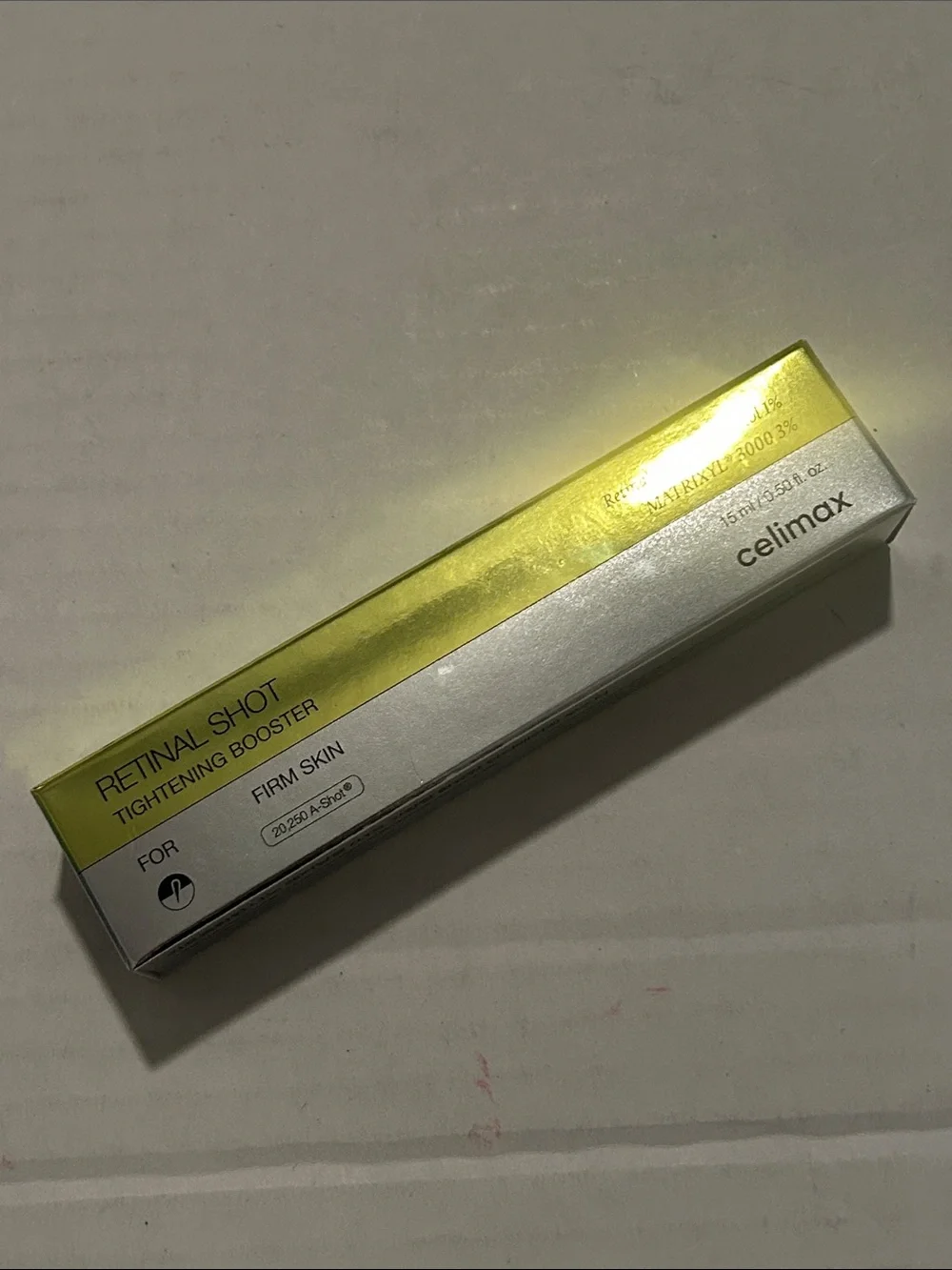 Celimax Retinal Shot Tightening Booster cream .50 fl oz NEW - Picture 2 of 3